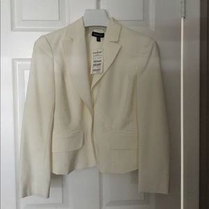 New White / Cream Bebe Suit Jacket / Blazer